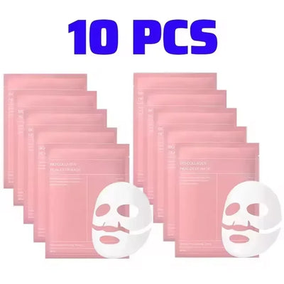 Bio-Collagen Face Mask Deep Moisturizing Overnight Mask Collagen Protein Hydrogel Soft Gel Mask Brightening Firming Skin Care