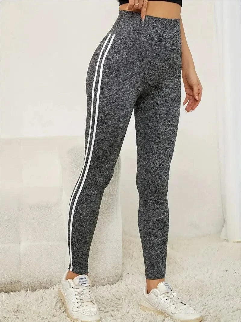 Women Side Stripe Sports Fitness Yoga Leg gings Activewear