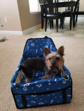 Pet Dog Car Carrier Seat Bag Waterproof Basket Folding Hammock Pet Carriers Bag For Small Cat Dogs Safety Travelling Mesh