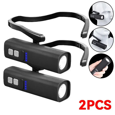 2025 New Headlight With Bright Light And Bright Outdoor Mountaineering Night Fishing Special Battery Life Extra Long Sensor Head