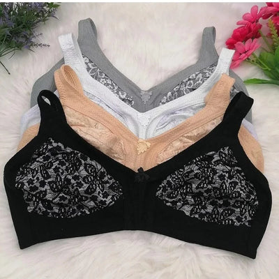 Classic Full Coverage Bra for women lace embroidery