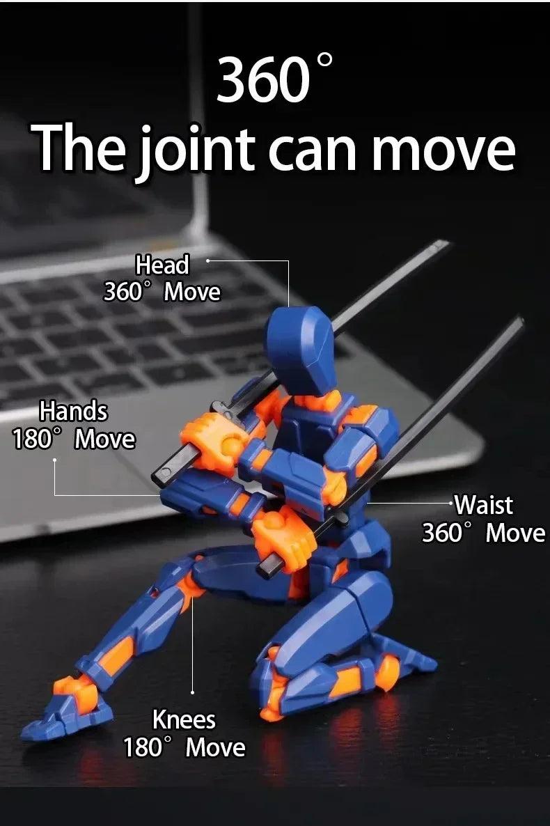 Multi-jointed movable shapeshift robot 2.0 3d printed mannequin dummy 13 action figures toys kids adults