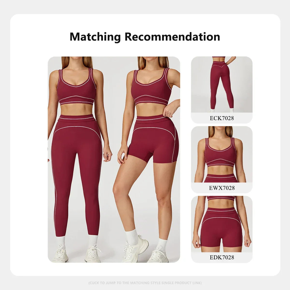 Hearuisavy 2Pcs Women Tracksuit Double Shoulder Straps U-Back Sports Bra High Waist Yoga Leggings Cycling Running Fitness Shorts