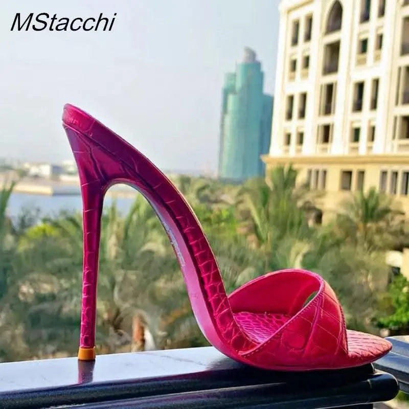 Laser Dazzling Colour, Pencil-High Heel Shoes For Women | Slippers | Summer Sandals |  Sandals | Shoes