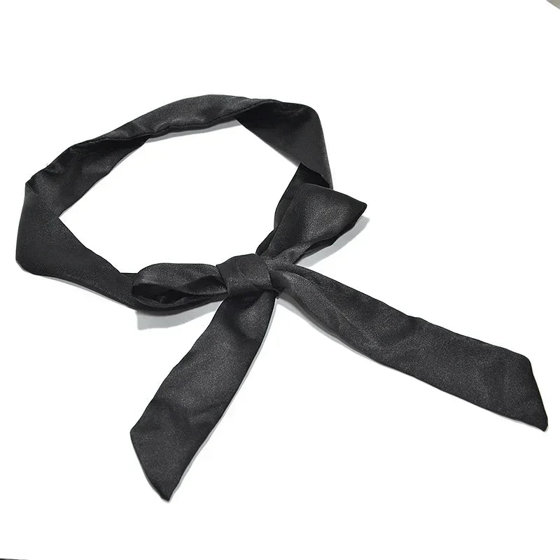 Light satin belt Dresses up for wedding can ware as scarf and hairband