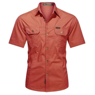 Men's thin short sleeved shirts Summer