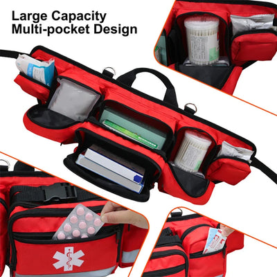 First Aid Kits Emergency Rescue Backpacks Large Capacity Sorted Storage Outdoor Camping Survival Kits Medical Kits