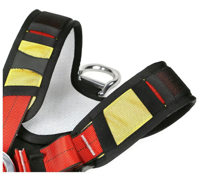 Full Body Five-point Safety Belt Rope High Altitude Work Safety Harness Outdoor Climbing Training Construction Protect Equipment