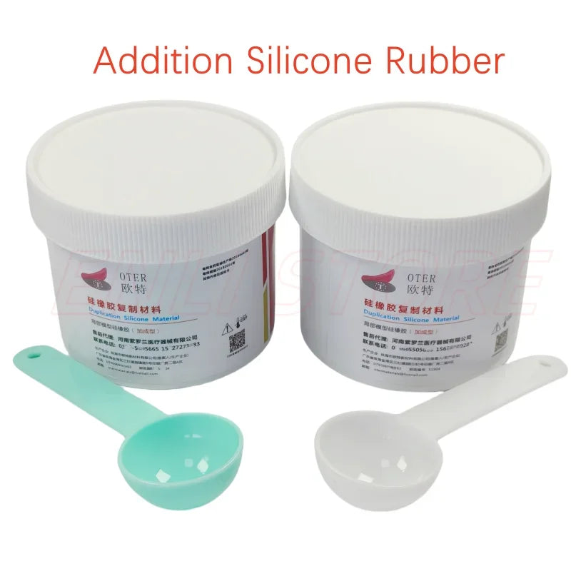 Dental Laboratory OTER Addition-cure Silicone Rubber Kit precise impression taking in dental prosthetics 500g+500g