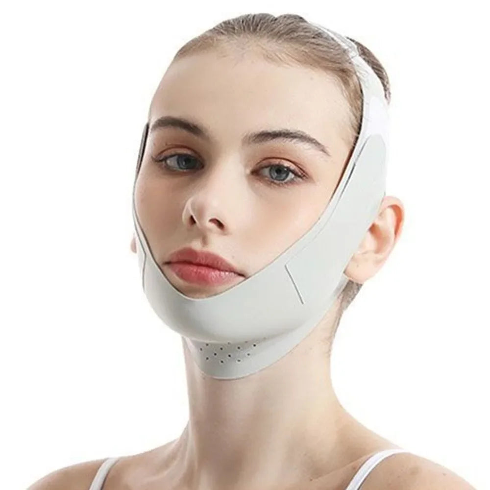 Anti Wrinkle Face Slimming Bandage Breathable Elastic V Line Face Shaper Facial Massage Graphene Face Lift Up Strap