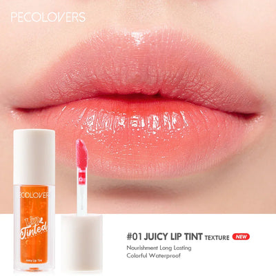 Girlish & Juicy Color Lip Tint with Moisture Essence, Long-Lasting Moisture & High Shine Plump and Pout Lip Plumper for Women
