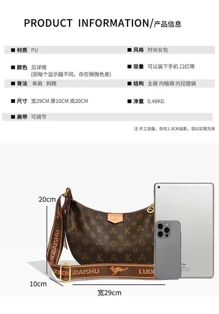 Luxury brand elegant handbags for women leather tote bags famous designer popular classic shoulder style