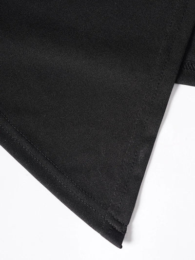 Women's Coats Punk Gothic Hooded Coat Plain Black Tops Trench