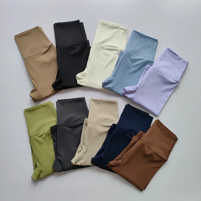 Women's Biker Shorts, High Waist Workout Shorts with Cooling Technology, Seamless Yoga Shorts for Gym & Cycling