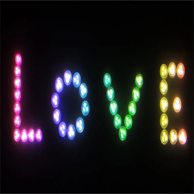 3LEDs Underwater RGB Submersible Lights with Battery Waterproof Swimming Pool Night Atmosphere Lamp Decor Wedding Party