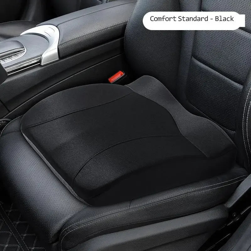 Car Booster Seat Cushion For Driver Hip Pain Raised Memory Foam Height Seat Protector Washable Cover For Short People Pad Mats