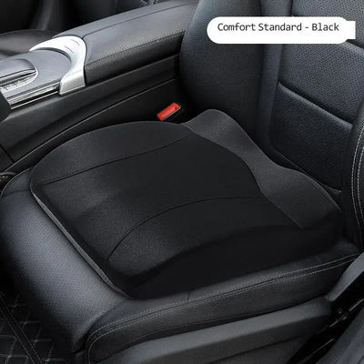 Car Booster Seat Cushion For Driver Hip Pain Raised Memory Foam Height Seat Protector Washable Cover For Short People Pad Mats