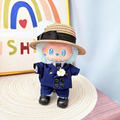 Labubu I II Clothes Pendant Labubu Sitting Baby Clothes Fashion Suit Cute Accessories