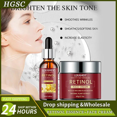 Retinol Lifting Firming Cream Repairing Moisturizing Nourishing Cream Brightening Skin Facial Cream Anti-Aging Face Skin Care