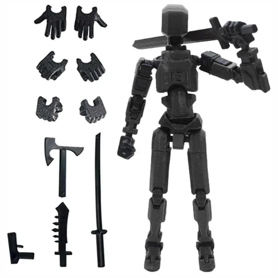 Multi-jointed movable shapeshift robot 3.0 3d printed mannequin dummy 13 action figures toys kids adults