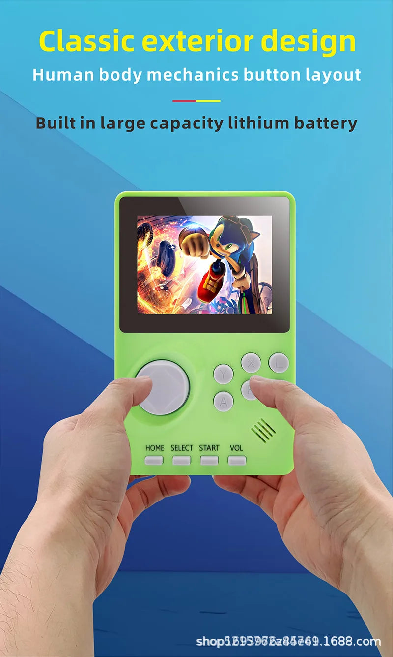 For SE-GA Mini Retro Handheld Console  Built-in 100 Games MD Emulator Portable Gaming Device portable game console console