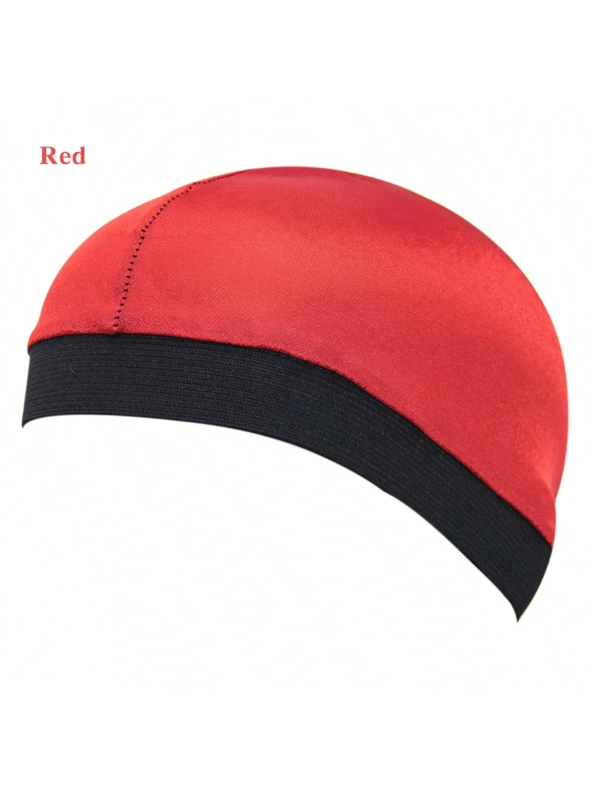Dome Wave Cap Silk Bonnet Satin Elastic Breathable Turban Hat Hair Headwear Bonnets Hats Fedoras Beanie For Adult