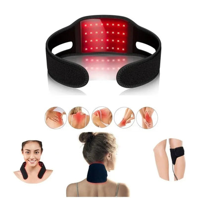 Red Infrared Light Therapy for Neck for Relaxing Neck Wrist Muscle,Relieving Fatigue,Promoting Metabolism,Skin Recovery