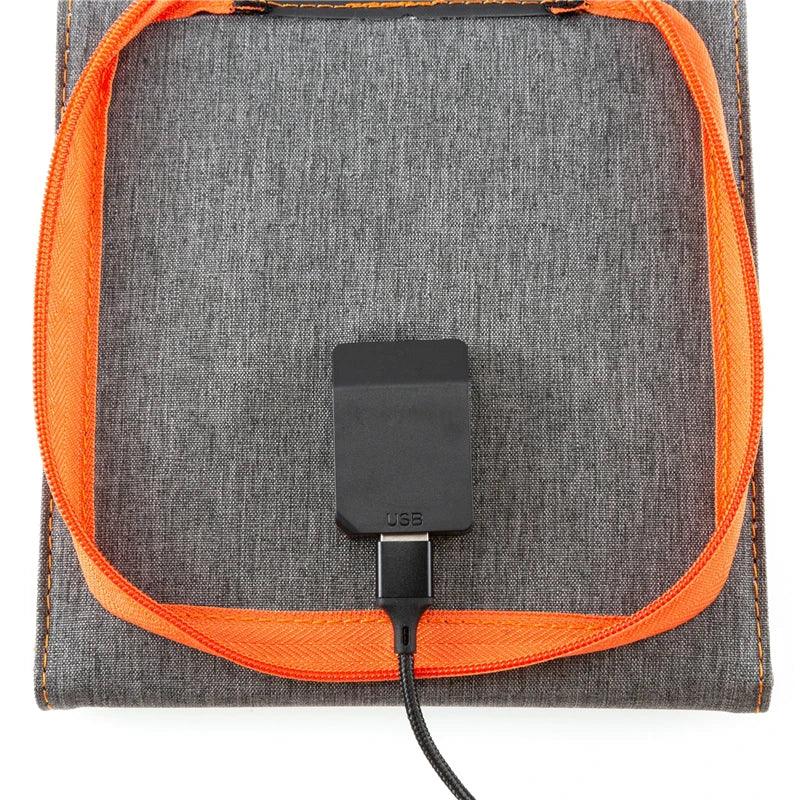 15W 20W 30W Portable Foldable 5V Solar Panel Waterproof for Cell Phone Power Bank Battery Charger Outdoor Camping