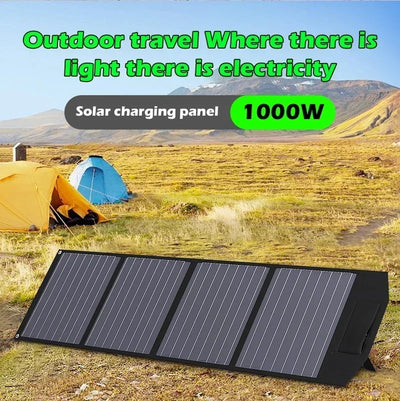 Flexible, Foldable, High Efficiency Solar Panel, Travel & Phone & Boat, Portable 12V 2000w 1500w 1000w 500w Solar Panel Kit