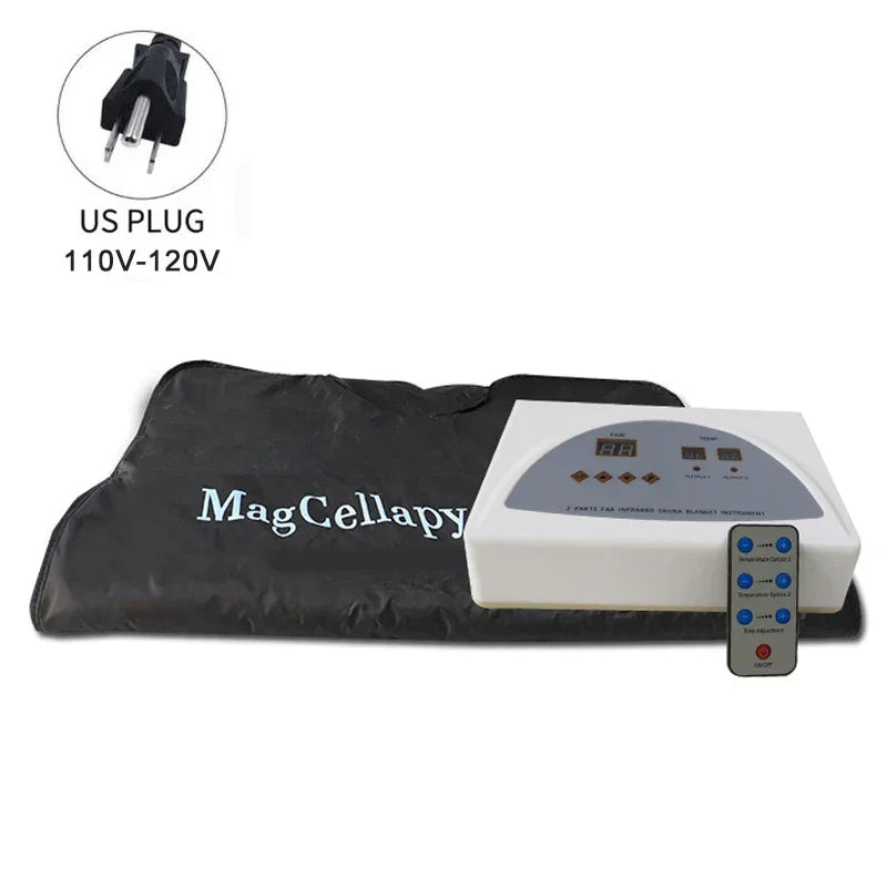 Far Infrared Sauna Blanket Body Sculpting Sauna Bag Professional Detox Therapy Anti-Aging Beauty Machine Fitness Machine Black