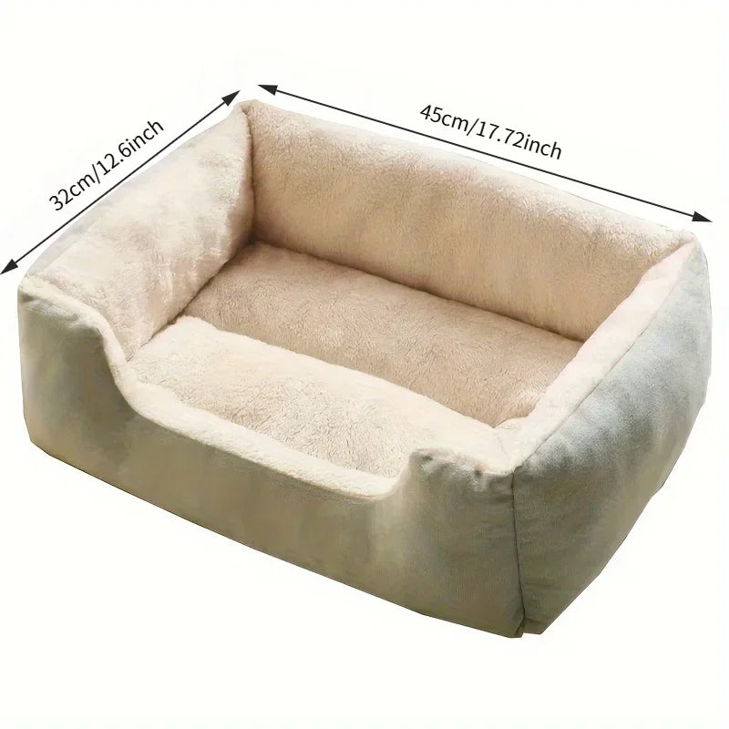 Comfortable Plush Pet Sofa Bed, Dog Bed, Cat Bed, Year-round Warm Shelter, Suitable for Scenarios: Bedroom, Living Room, Balcony