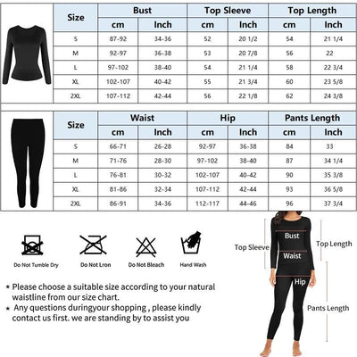 Thermal Underwear Women Autumn Winter Under Layer Clothes New Warm Pajamas Sets for Female 2 Pieces Long John Top Legging