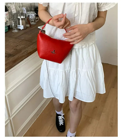 Designer Ladies Handbag Leather Tote Bag Women's Crossbody Shoulder Strap Elegant Classic Messenger Luxury Brand Fashion Item