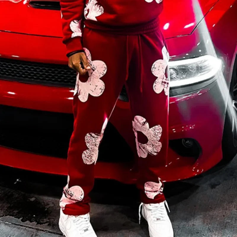 Men's Hoodies For Men Clothing Embroidery Sweatshirt Suit Man Tracksuit Pant Sets New In Hoodies & Sweatshirts Sports Suits Set