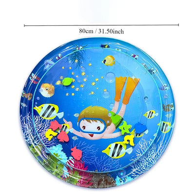 ROOXIN Baby Water Play Mat Inflatable Cushion PVC Infant Toddler Water Pad For Kids Outdoor Summer Playing Water Mat Water
