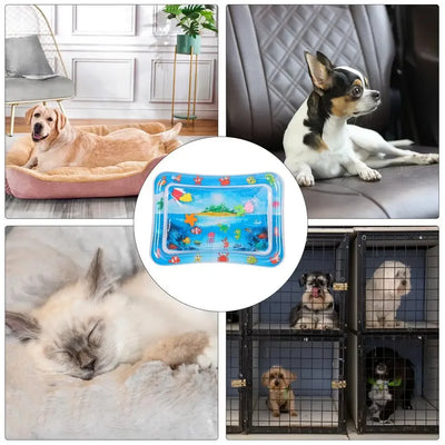 Creative Baby Water Mat For Pets Cat Dog Water Play Mat Infant Toddler Inflatable Patted Pad Baby Children Preschool Toys