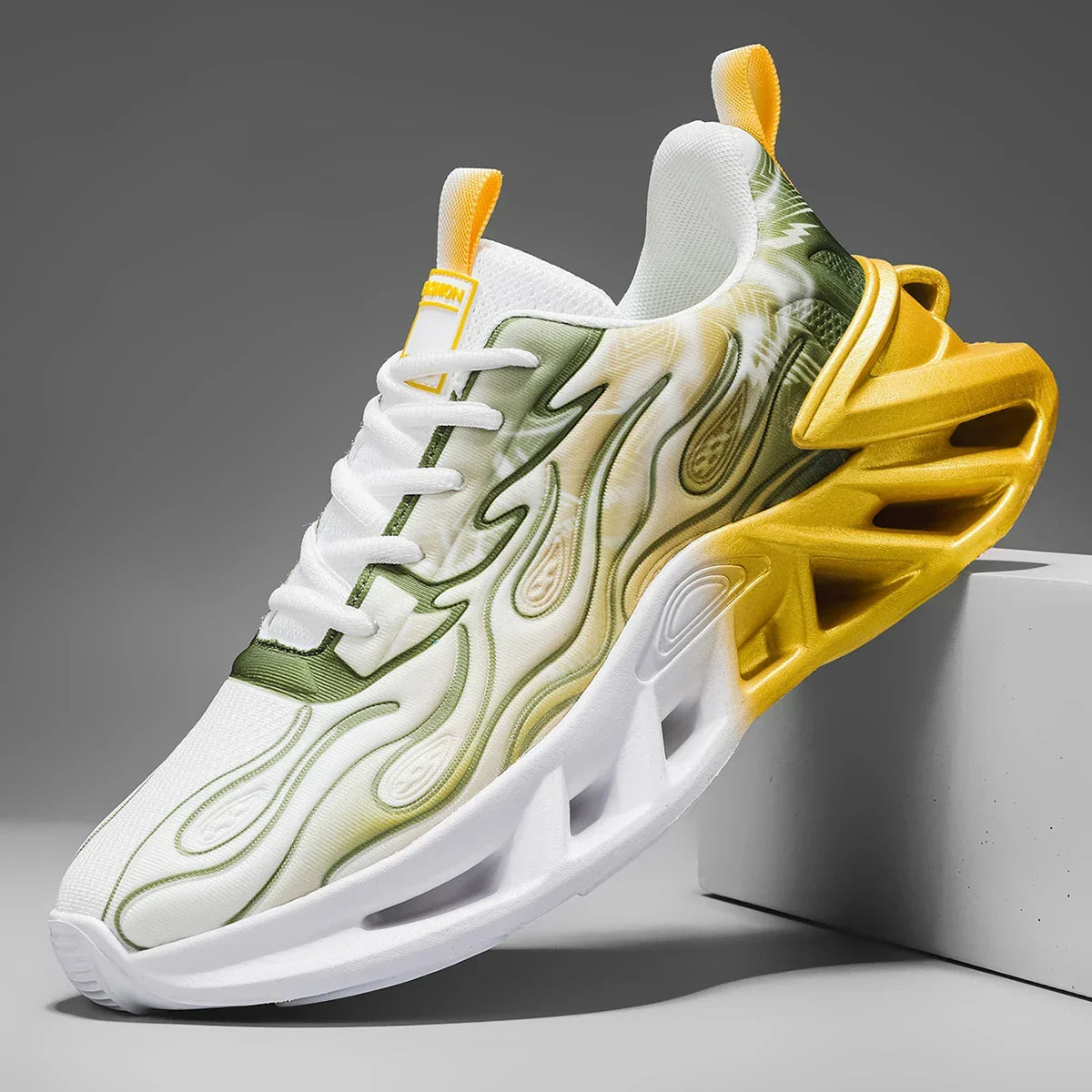 New women's running shoes, mesh breathable running shoes, casual sports shoes, soft soled blade shock-absorbing shoes