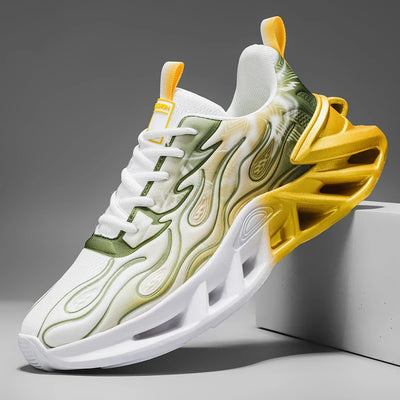 New women's running shoes, mesh breathable running shoes, casual sports shoes, soft soled blade shock-absorbing shoes