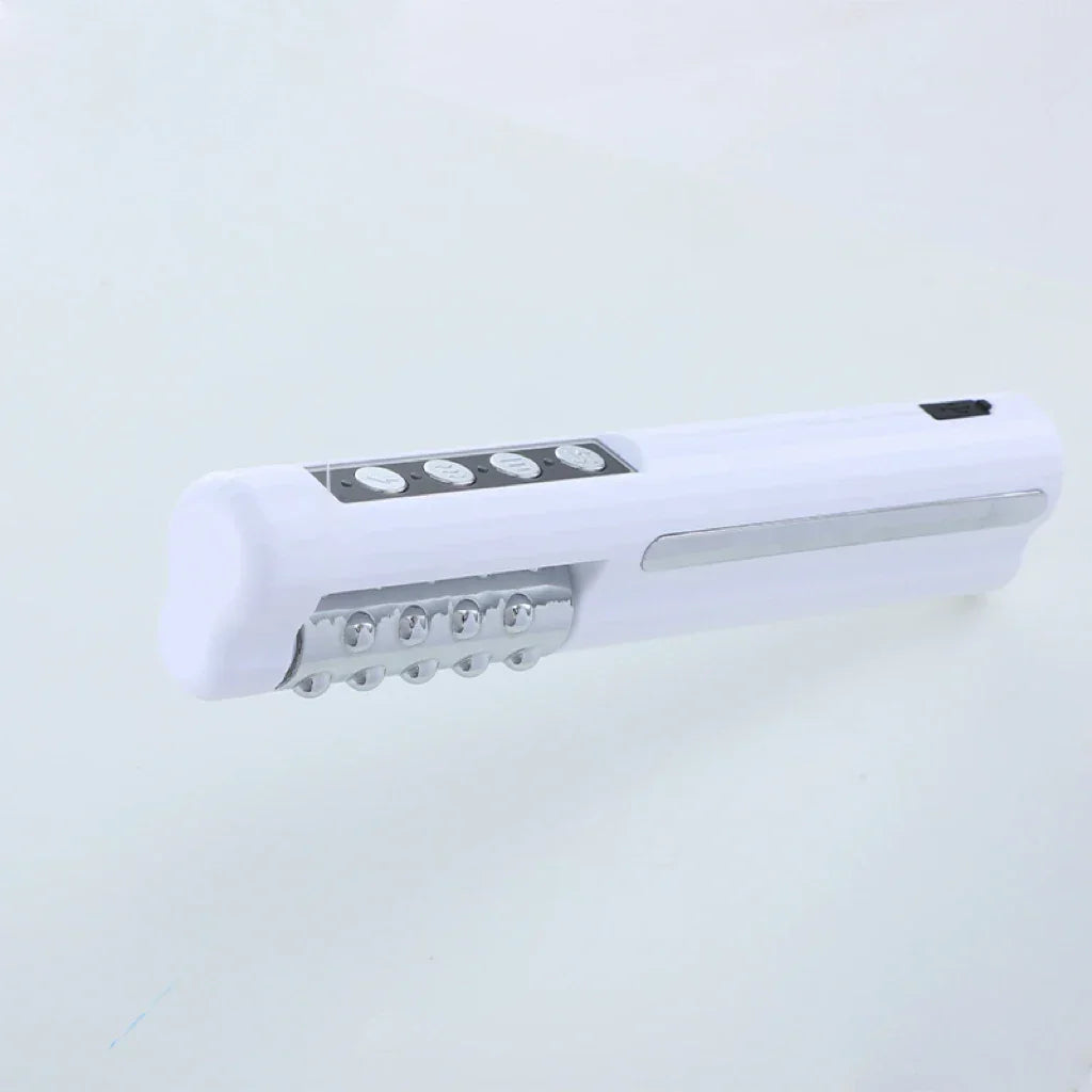 New Arrival 3D Electric 360 Rotation Roller Face Lifting Machine Heating Roller EMS Facial Vibrator Body Massager Skin Care Tool