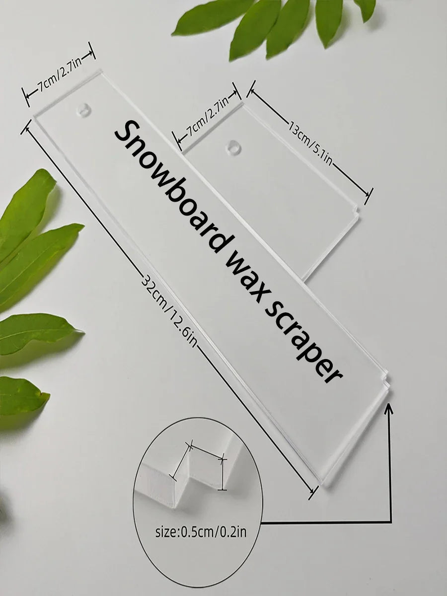 Snowboard Maintenance Wiper, Ski tools，Scraper Snowboard wax scraper, Double Board Waxing Removal Tools Snowboard Wax