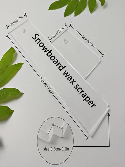 Snowboard Maintenance Wiper, Ski tools，Scraper Snowboard wax scraper, Double Board Waxing Removal Tools Snowboard Wax