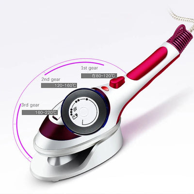 110V/220V Handheld Steam Iron Garment Steamer Clothes 800W Power Electric Steam Iron  Small Portable Traveling Clothes Steamer