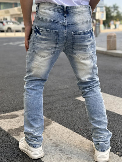 New Men's Denim Jeans for 2025  Breathable and Refreshing  Retro styled for Streetwear  Versatile and Suitable for All Occasions