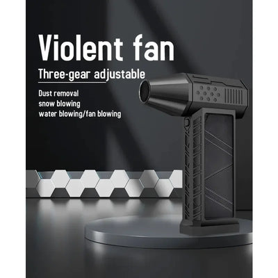 Electric Air Duster 130000RPM Turbofan High Power Jet Fan  Cleaning Blower Tool Brushless Motor Variable Speed Dust Blower