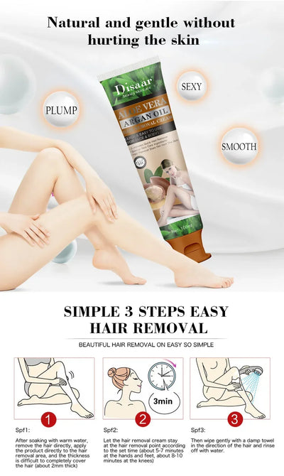 Permanent Hair Removal Cream Painless Intimate Parts Legs Body Armpit Depilatory For Man Women Whitening Body Care Products 100g