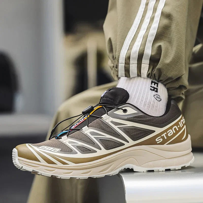 Athletic Shoes For Men Outdoor Hiking Boots New Product Fashion Men Casual Shoes Light Running Sneakers Breathable Elastic Band