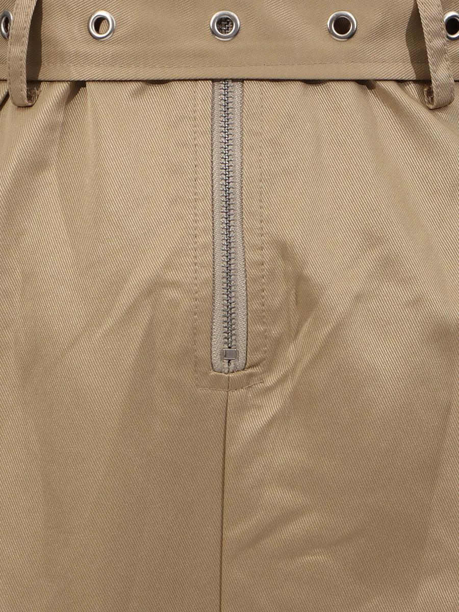 VGH Ameican Retro Irregular Cargo Dresses for Women Strapless Sleeveless High Waist Spliced Double Sashaes Midi Dress Female New