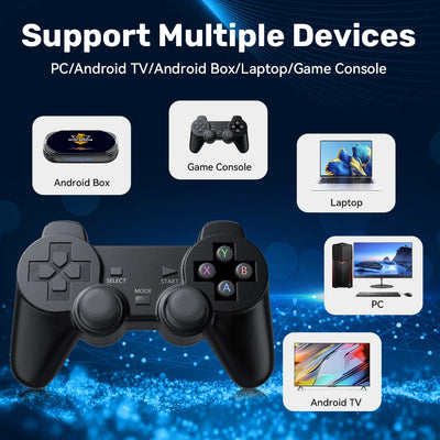 Wireless Controller ForPC/Laptop/TV BOX/Video Game Console 2.4G Gamepad With 360° Joystick For Game Hard Drive