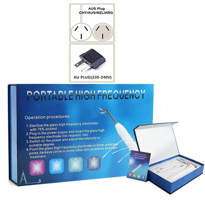 High Frequency Anti Aging Skin Therapy Wand Most Popular Electrotherapy Equipment Skin Care Galvanic Wand