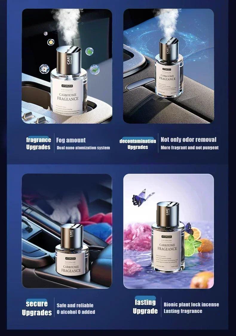Car mounted fragrance spray perfume essential oil diffuser humidifier intelligent large capacity high quality